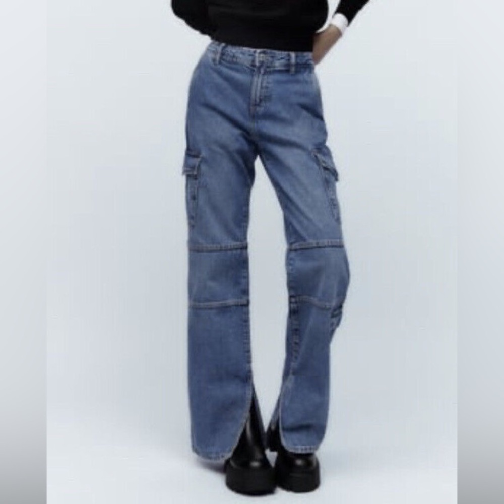 Zara Cargo pants size 4